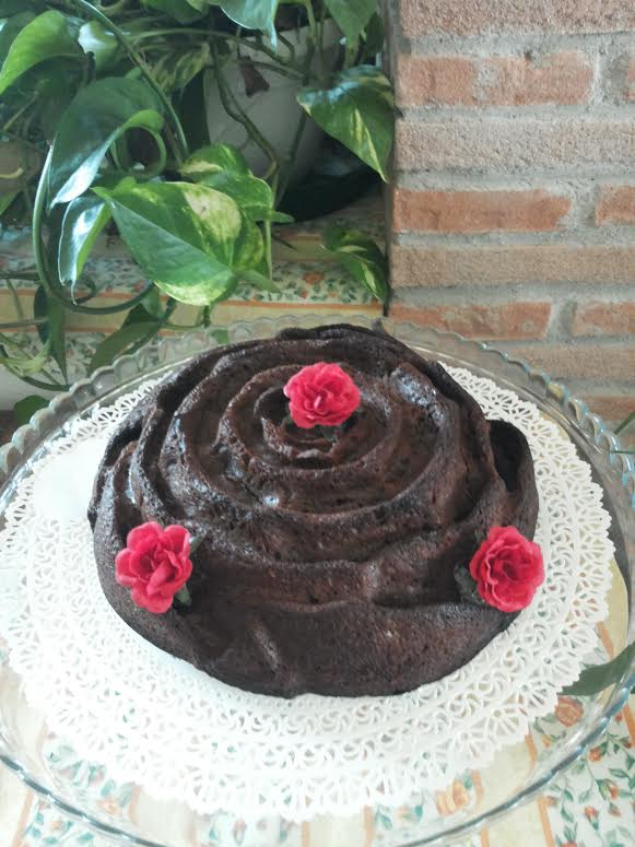 Torta di banane e cioccolato